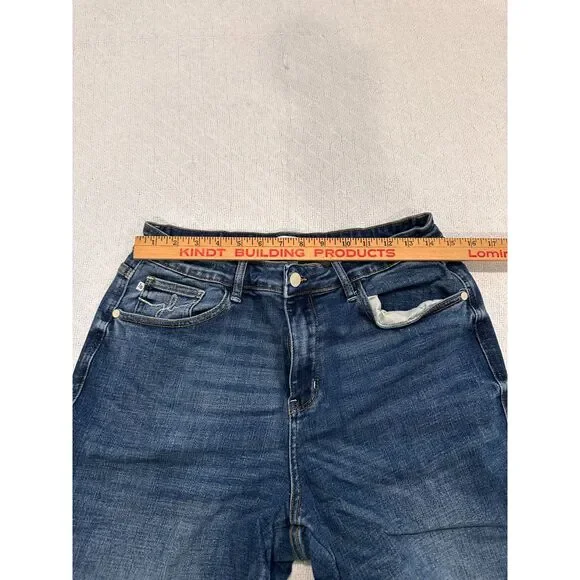 Judy Blue High Waisted Wide Leg Cropped Jeans Size 15/32 - Picture 3 of 6